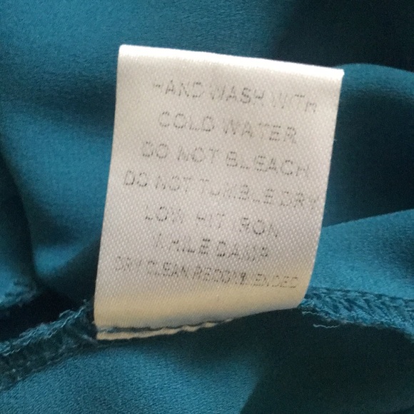 Teal button down top - Picture 7 of 7